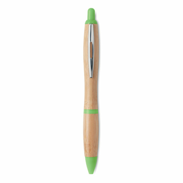 Penna a sfera in ABS e bamboo