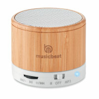 Speaker wireless in bamboo