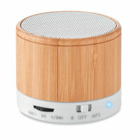 Speaker wireless in bamboo