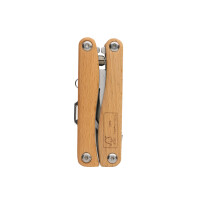 Garten-Multitool aus Holz braun