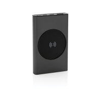 Powerbank wireless 5W da 5000 mAh in alluminio RCS Terra grigio