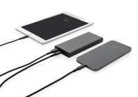 Powerbank Terra da 10000 mAh 18W in alluminio riciclato grigio