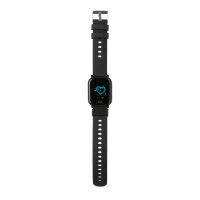 Fit Watch aus RCS recyceltem TPU schwarz