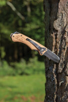 Outdoormesser aus Holz braun