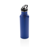 Deluxe Sportflasche aus Edelstahl blau