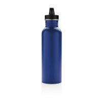 Deluxe Sportflasche aus Edelstahl blau