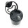 Auslaufsichere Flasche mit kabellosem Kopfhörer anthrazit, schwarz