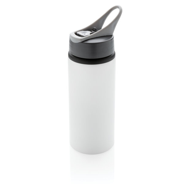 Aluminium Sportflasche weiß