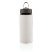 Aluminium Sportflasche weiß