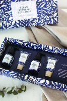 Deluxe-Geschenkbox - Relax Refresh Recharge blau, grau