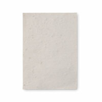 DIN A6 Wildblumen-Samenpapier Weiß