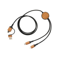 Ohio 6-in-1-Kabel aus RCS zertifiziert recyceltem Kunststoff schwarz