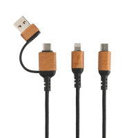 Ohio 6-in-1-Kabel aus RCS zertifiziert recyceltem Kunststoff schwarz