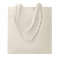 Shopper in cotone biologico EU Beige