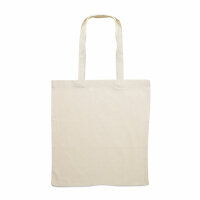 Shopper in cotone biologico EU Beige