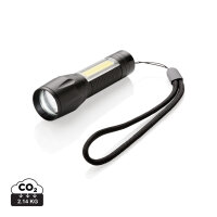 Torcia LED 3W con COB nero