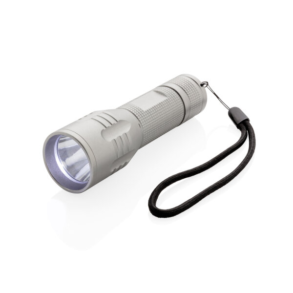 Torcia CREE media da 3W grigio, nero