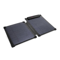 Solarpulse 10W tragbares Solarmodul aus RCS rPlastik schwarz