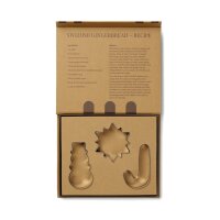 Set 3 stampini per biscotti VINGA Classic grigio