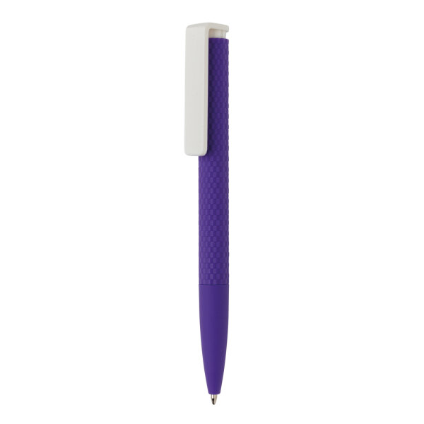 Penna X7 smooth touch viola, bianco