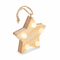 Albero in legno con luci Legno