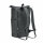 Zaino rolltop 300D RPET Nero