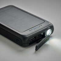 Solar-Powerbank 5000 mAh Schwarz