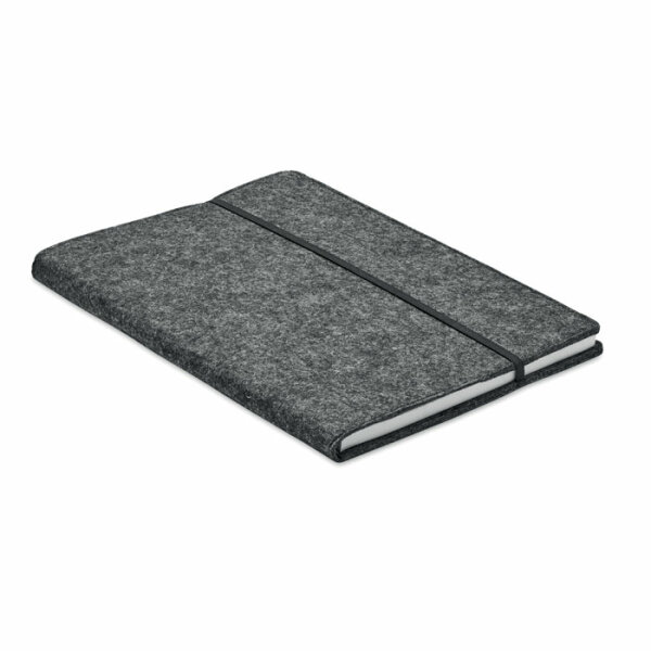 Notebook A5 feltro RPET Grigio Pietra