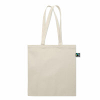 Shopper in cotone Beige