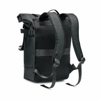 Rolltop-Rucksack 50C-Plane Schwarz