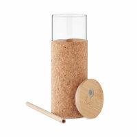 Bicchiere in vetro 450 ml Beige