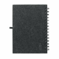 Notebook A5 RPET Grigio Pietra