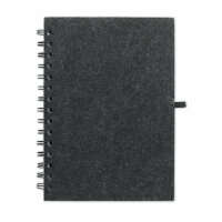 Notebook A5 RPET Grigio Pietra