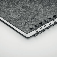 Notebook A5 RPET Grigio Pietra