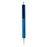 Penna X8 in metallo blu