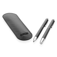 Swiss Peak Deluxe Stifteset in PU-Etui schwarz