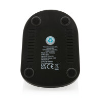 Supporto wireless 15W in plastica riciclata RCS