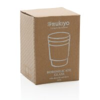 Ukiyo Borosilikatglas mit Silikondeckel & Sleeve