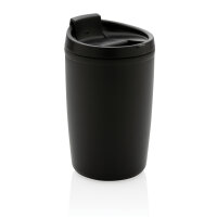 GRS recycelter PP-Becher mit Flip-Deckel