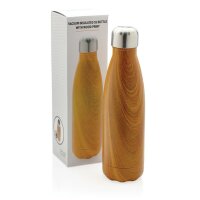 Bottiglia termica con texture wood 500ml