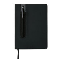 Basic Hardcover PU A5 Notizbuch mit Stylus-Stift