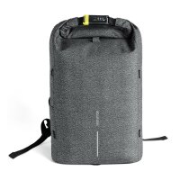 Urban schnitthemmender Anti-Diebstahl-Rucksack grau, schwarz