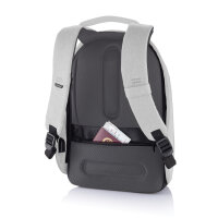 Bobby Hero Spring Anti-Diebstahl-Rucksack grau