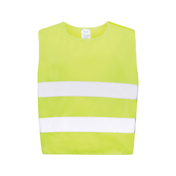 Gilet di sicurezza in PET riciclato GRS 3-6 anni giallo