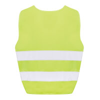 Gilet di sicurezza in PET riciclato GRS 3-6 anni giallo