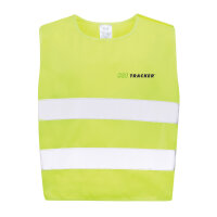 Gilet di sicurezza in PET riciclato GRS 3-6 anni giallo