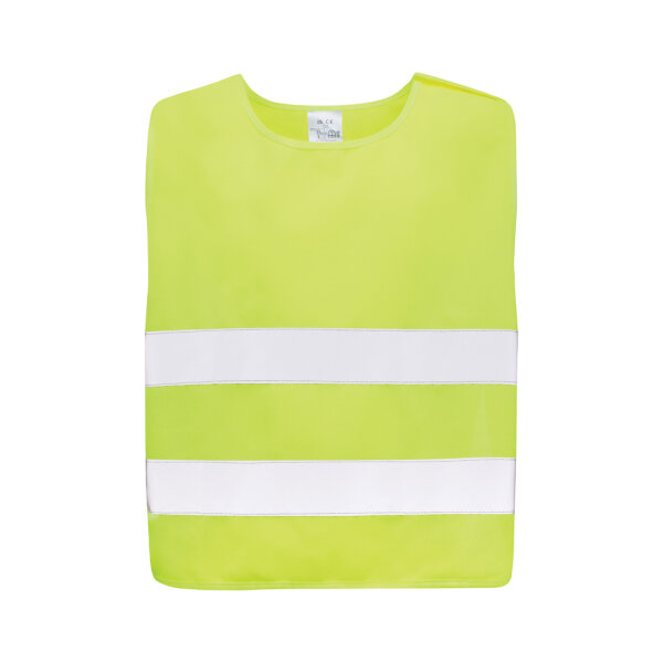 Gilet di sicurezza in PET riciclato GRS 7-12 anni giallo