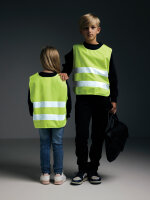 Gilet di sicurezza in PET riciclato GRS 7-12 anni giallo