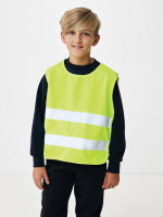 Gilet di sicurezza in PET riciclato GRS 7-12 anni giallo