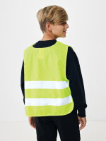 Gilet di sicurezza in PET riciclato GRS 7-12 anni giallo